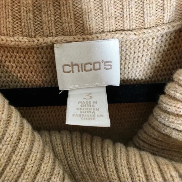 Chico's Hayden Sharkbite-Hem Pullover XL - Picture 7 of 7